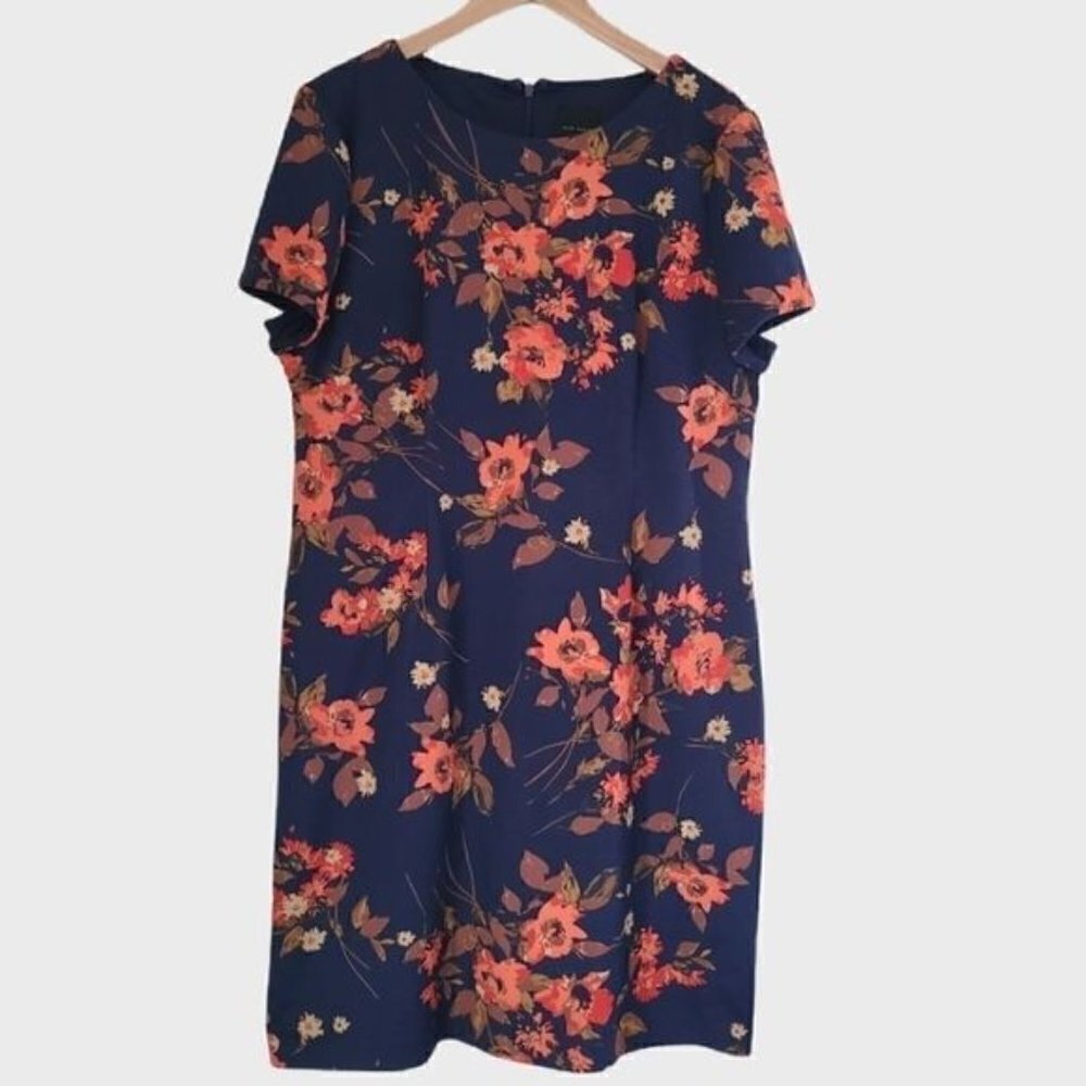 Alex Marie Floral  Sheath Dress sz 18